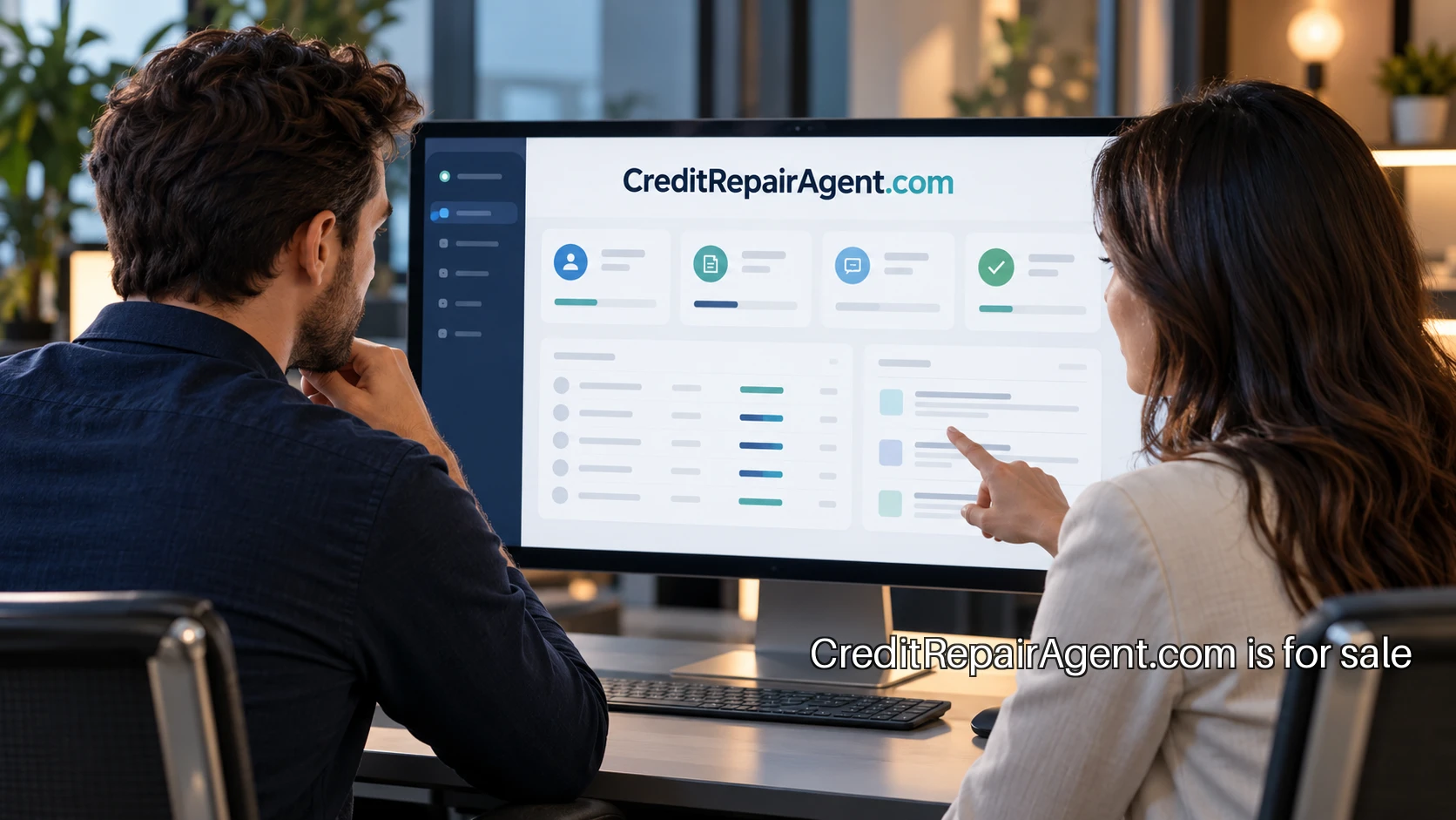 A credit-repair workspace for reviewing possible errors with human oversight